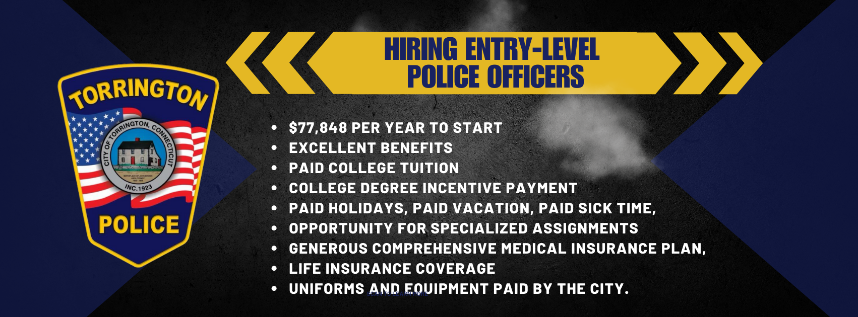 Torrington Police Department, CT Public Safety Jobs