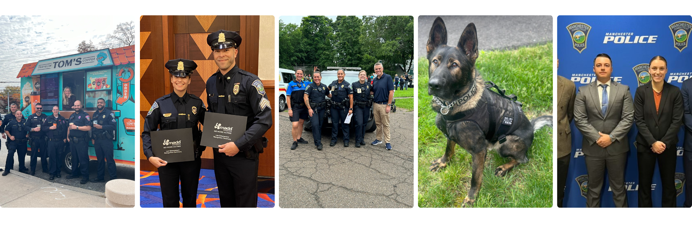 Manchester PD Photo Collage