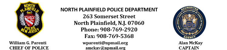 North Plainfield Police Department, NJ Public Safety Jobs
