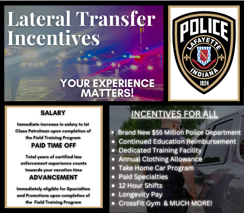 Lafayette Police Department, IN Public Safety Jobs