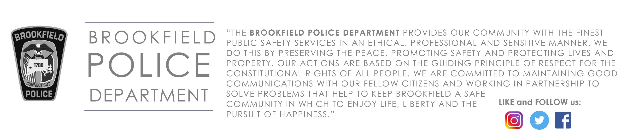 Brookfield Police Department, CT Public Safety Jobs