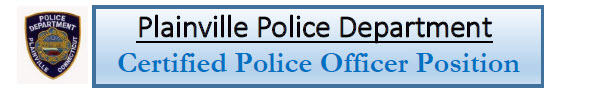 Plainville Police Department, CT Public Safety Jobs