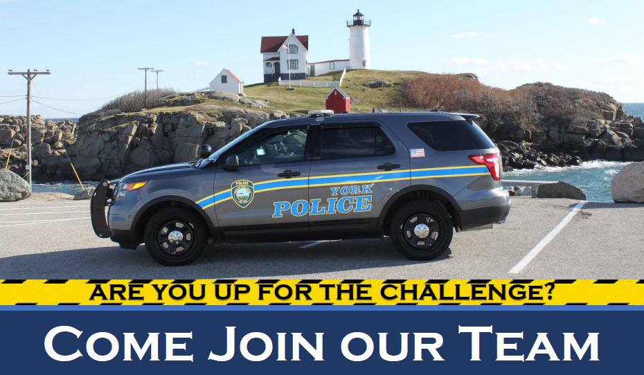York Police Department, ME Public Safety Jobs