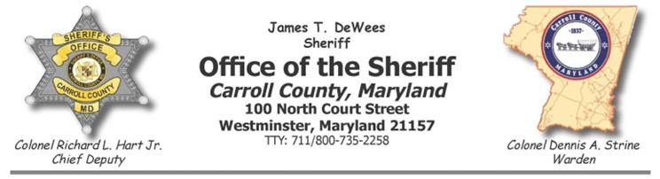 Carroll County Sheriff's Office, MD Public Safety Jobs