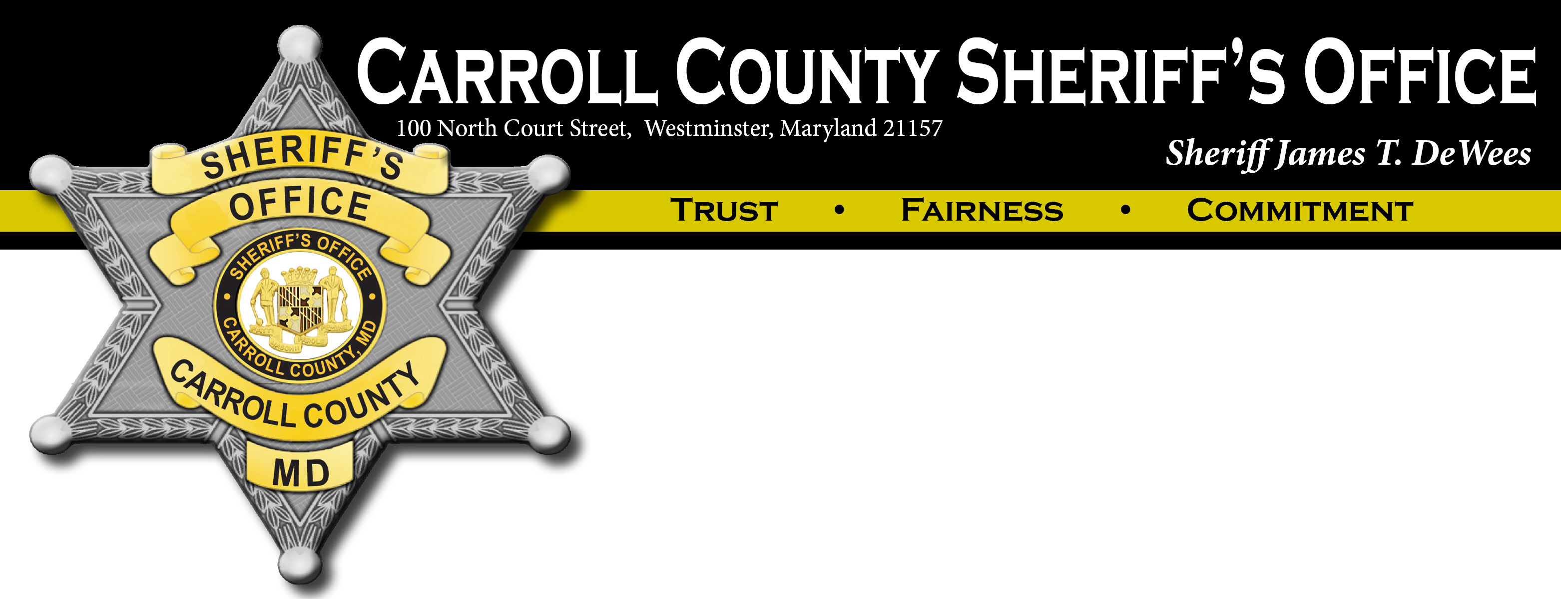 Carroll County Sheriff's Office, MD Public Safety Jobs