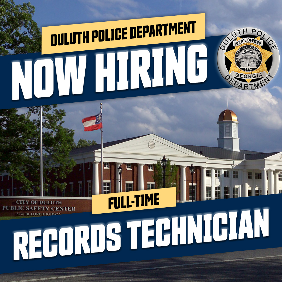 Duluth, GA Police Jobs - Civilian | PublicSafetyApp