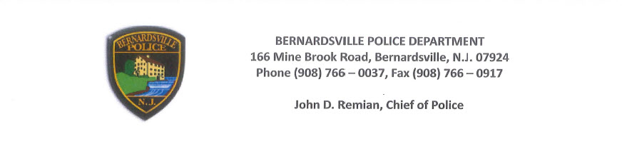 Bernardsville Police Department, NJ Public Safety Jobs
