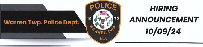 Warren Township Police Department , NJ Public Safety Jobs