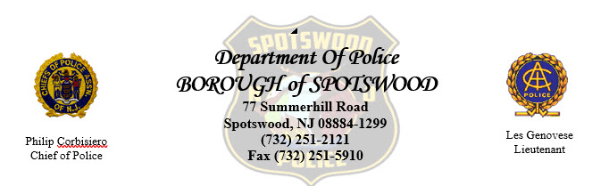 Spotswood Police Department, NJ Public Safety Jobs
